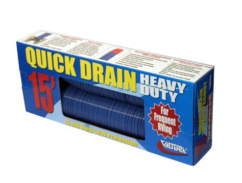 quick drain hose heavy duty  blue boxed valterracom valterracom