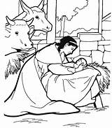 Jesus Birth Coloring Pages Colouring Comments Coloringhome sketch template