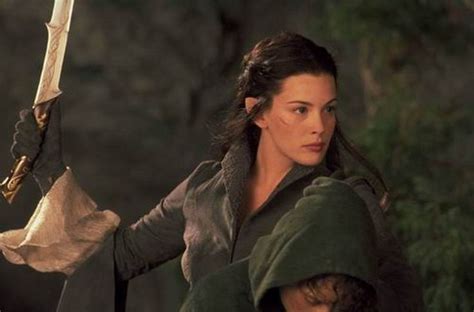 arwen rescuing frodo aragorn and arwen lord of the rings strong