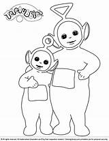 Teletubbies Coloring Printable Pages sketch template