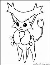 Delcatty Pokemon Coloring Skitty Pages Bubakids Fun Sheets sketch template