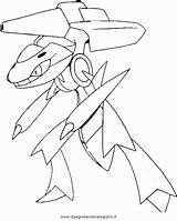 Coloring Pages Genesect Pokemon Legendary Arceus Popular sketch template