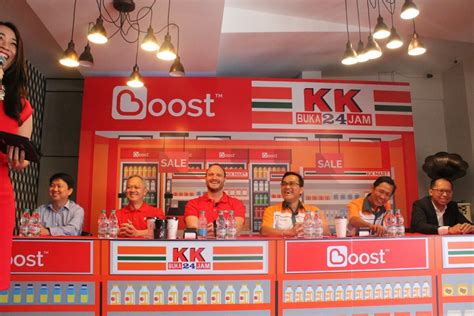 kk super mart  cashless  cardless  boost kk group