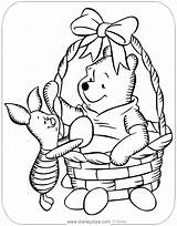 Easter Pooh Winnie Disneyclips Piglet sketch template