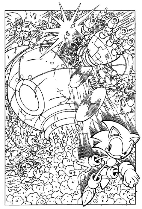 sonic adventure coloring pages team colors