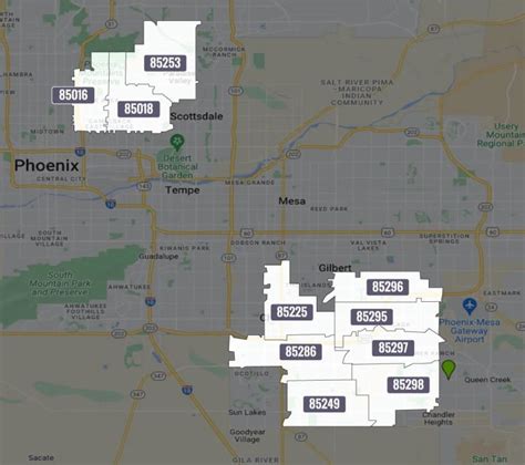 Zip Code Map Of Arizona Your Comprehensive Guide