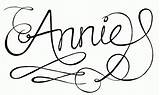 Annie Orphan sketch template