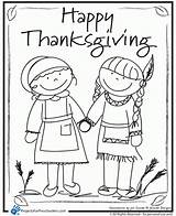 Coloring Friends Pages Preschoolers Thanksgiving Library Clipart Line sketch template