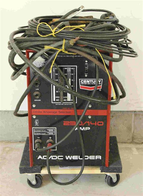 lot century acdc   amp welder model