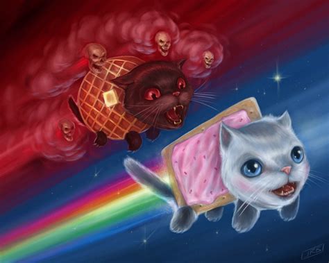 Nyan Cat Vs Tac Nayn By Jrbarker On Deviantart