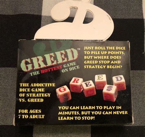 sealed greed  hottest game  dice  tdc games  complete dice game ebay