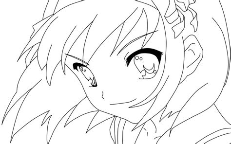 printable anime girl coloring pages everfreecoloringcom