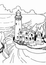 Lighthouse Leuchtturm Colorear Phare Malvorlage Faros Faro Vuurtoren Kleurplaat Zum Disegno Latarnia Morska Colouring Schulbilder Kolorowanki Kolorowanka Kostenlose Edupics Coloriages sketch template