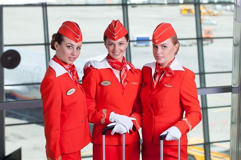 aeroflot  named  airline  europe cabin crew uniforms recognised  worlds