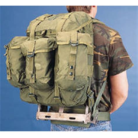 military surplus medium pack  metal frame  rucksacks backpacks  sportsman