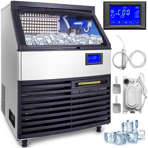 lbsh commercial ice maker machine ice cream stores water filter