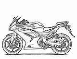 Coloring Motorcycle Pages Printable Kids Sheets Boys Bikes sketch template
