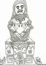 Xochipilli Deviantart Aztec Favourites Add God sketch template