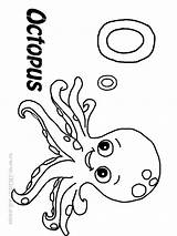 Coloring Octopus Pages Letter Baby Color Print Kids Getcolorings Getdrawings Coloringtop sketch template
