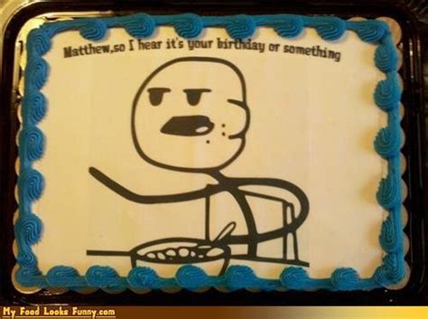 Funny Pictures Auto Cake Cereal Guy Birthday