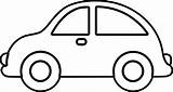 Car Simple Coloring Pages Colouring Printable Color Print Getcolorings sketch template