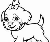 Poodle Line Clipartmag Drawing Coloring Pages sketch template