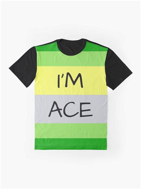 Aromantic Flag Im Ace Asexual T Shirt T Shirt By Asexualise Redbubble