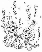 Coloring Dog Pages Puppy Dogs Kids Realistic Printable Dachshund Color Hard Christmas Print Cute Birthday Sheets Two Adult Puppies Flowers sketch template