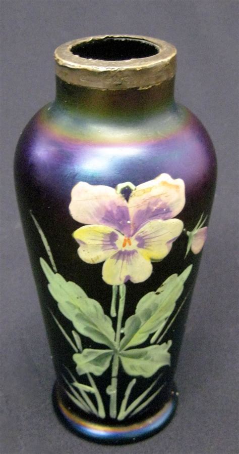 Loetz Antique Iridescent Art Glass Vase Early 1900 S