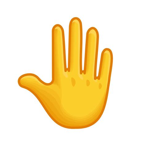 raised hands emoji vector art icons  graphics