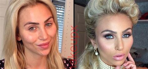 These Photographs Of Pornstars Before And After Makeup Show They Are