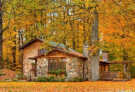 beautiful log cabin  belong   earnshaw family    northern ontario cottage