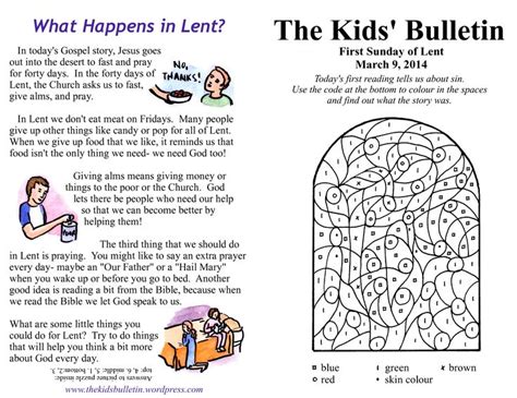 ash wednesday activities placemat  kids google search
