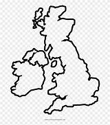 Kingdom Ireland Reino Unido Irlanda Unito Regno Colour Cartina Pinclipart Kindpng sketch template