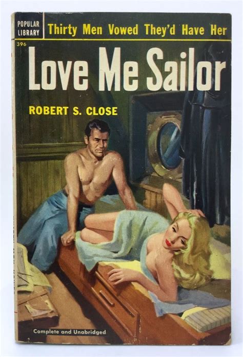 Love Me Sailor 1952 Banned Popular Library 396 Vg Pulp