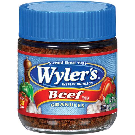 wylers beef instant bouillon granules  oz jar walmartcom