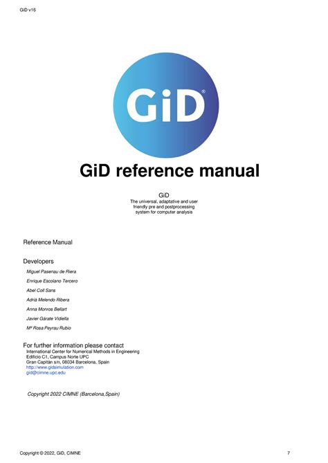 gi   reference manual gid reference manual gid  universal adaptative  user friendly