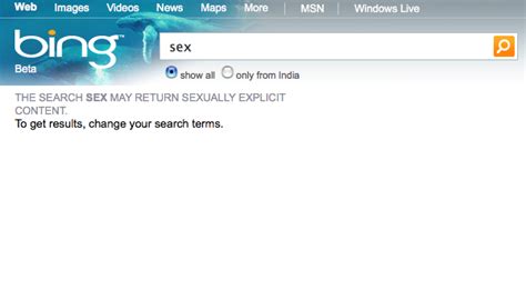 microsoft doesn t think people in india should be allowed to search for