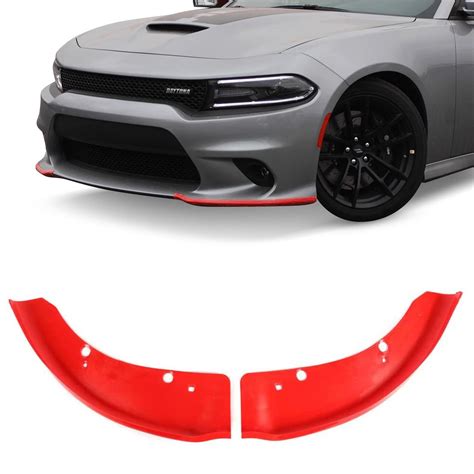 buy front bumper lip splitter protector replacement     dodge charger scat pack