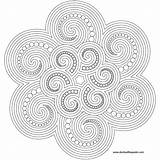 Mandala Coloring Pages Spiral Color Mandalas Printable Transparent Patterns Print Spirals Version Large Sheets Designs Crafty Owl Eat Para Templates sketch template