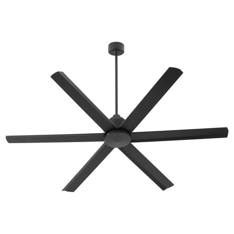 quorum titus    blade modernistically  speed  matte black ceiling fan