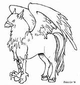 Coloring Pages Hippogriff Buckbeak Fantastiques Printable Getcolorings Template sketch template