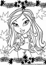 Bratz Coloring Pages Printable Drawing Christmas Sheets Cartoons Print Doll Girls Kidz Adult Yasmin Color Getdrawings Getcolorings Books sketch template