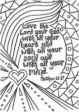 Prayer Coloring Lords Card sketch template