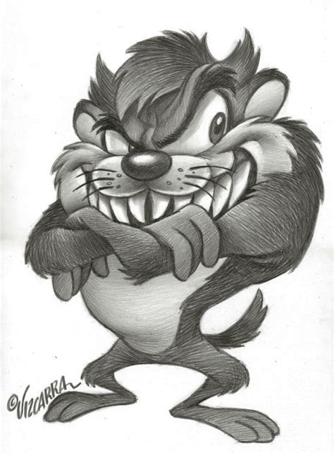 Tasmanian Devil Cartoon Drawing At