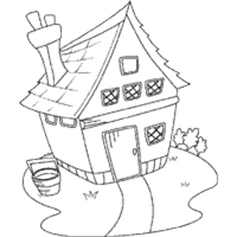 cute cottage coloring pages surfnetkids