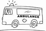 Ambulancia Colorear sketch template