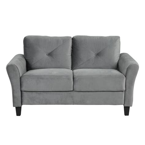 modern loveseat sofa sleeper futon couch upholstered  seater sofa  small spaces living room