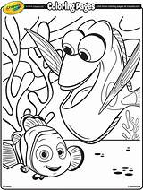 Nemo Finding Dory Coloring Pages Crayola Sheets Printable Choose Board Disney Fish sketch template
