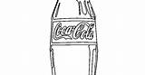 Coca Bottles sketch template